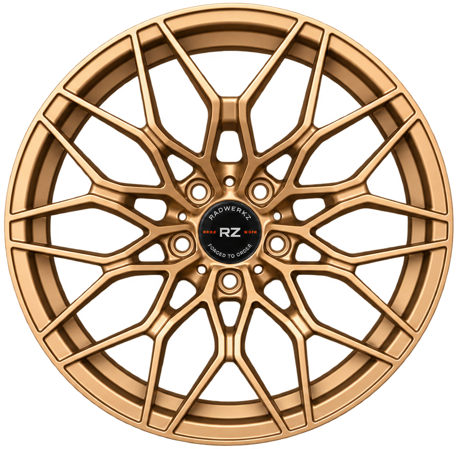 Monoblock forged wheel